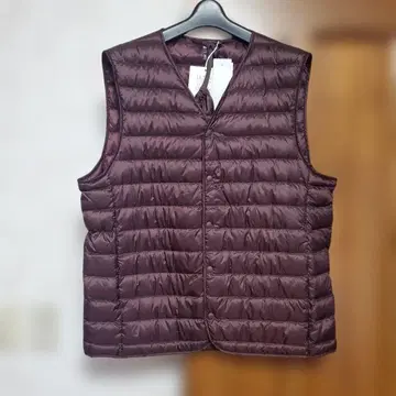 UNIQLO 울트라 라이트 다운 베스트 XL 와인