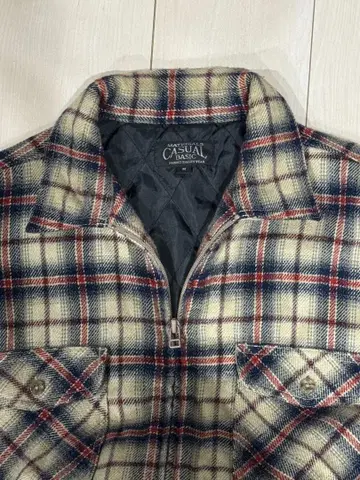 체크 무늬 자켓 M 사이즈