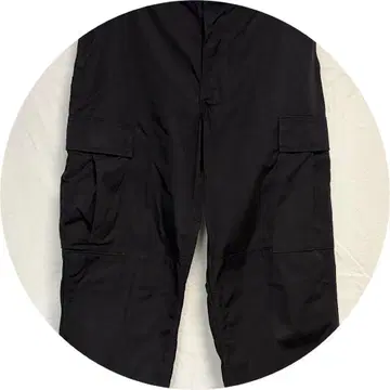 90s US ARMY BDU Black Cargo Trousers