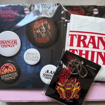 StrangerThings 키링 캔뱃지 에코백