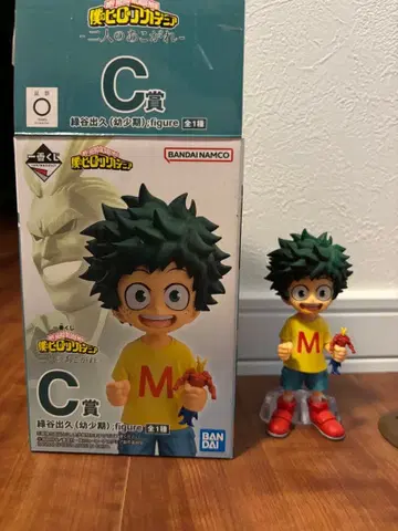 히로아카 제일복권 C상 미도리야 이즈쿠 유년기 피규어 박스 포함