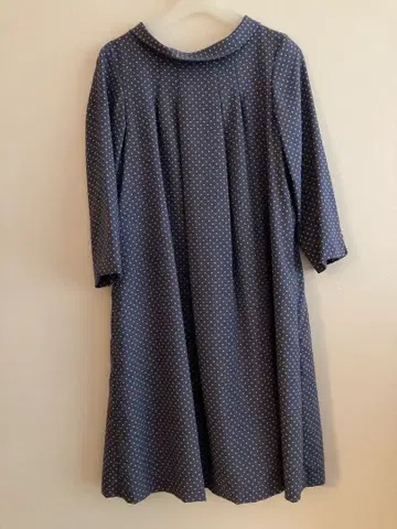 ADIEU TRISTESSE 도트 무늬 7부 소매 원피스