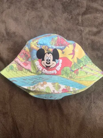 wdw 50주년 스피릿 저지 버킷 햇 해외 레트로 맵