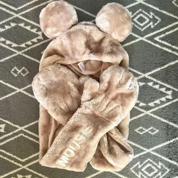 디즈니 머플러 캡 미키