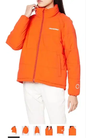 [ 미사용 새상품 ] Jack Bunny! 오렌지 다운 자켓