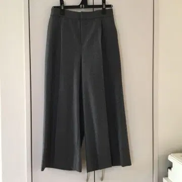 월드 리플렉트 그레이 와이드 팬츠