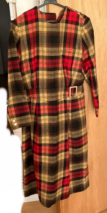 MON GRE 모그레 원피스 그랑 야마키 타탄 체크 여성용