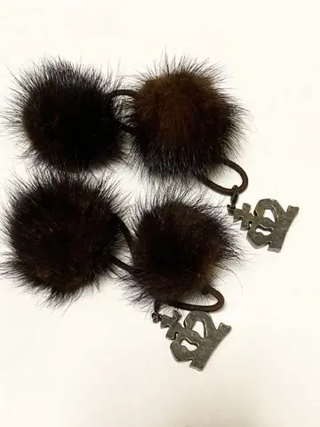 제인 마플 퍼 머리끈 브라운 왕관 참 Jane Marple