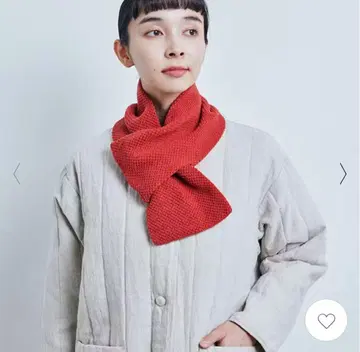 나카가와 마사시치 상점 100% 울 빨간색 머플러