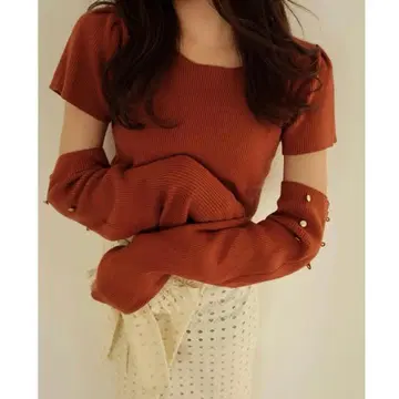 mideal 마이딜 lib 암 워머 니트