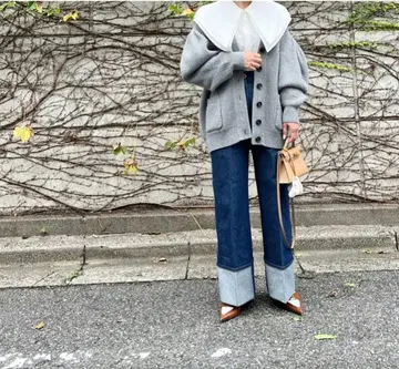 cygne 빅 칼라 셔츠