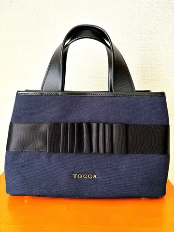 TOCCA 토카/2way 바이컬러 토트백 /네이비