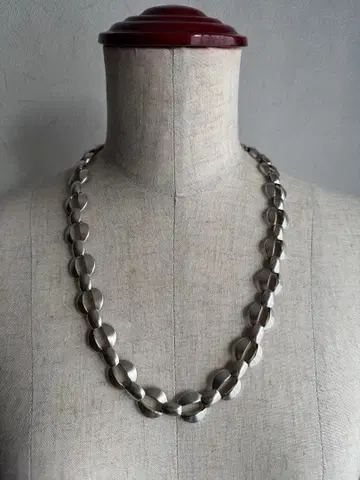 빈티지 메탈 목걸이 쇼와 레트로