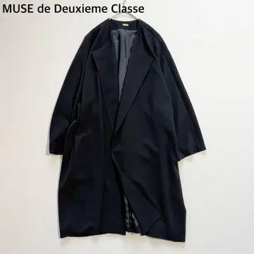 새상품급 Deuxime Classe 트리아세 조젯 노카라 코트