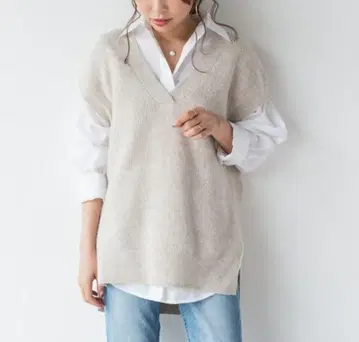 [ Loungedress ] 라마 니트 베스트