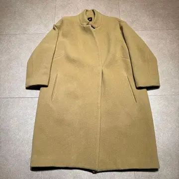 뮤즈 드 두지엠 클래스 노카라 코트 베이지