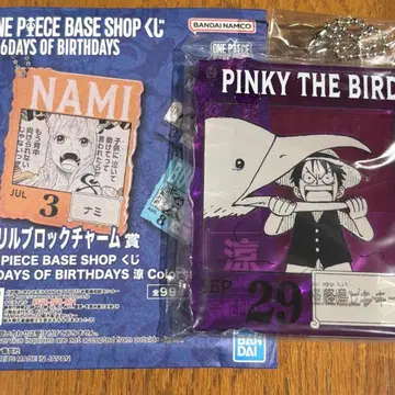 ONE PIECE BASE SHOP 복권 아크릴 블록 괴조 핑키