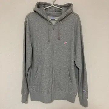 Champion 지퍼 후드티 그레이 XL