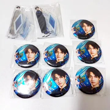 고라스5 블루 캔뱃지 아크릴 스탠드 묶음 판매 익명 배송