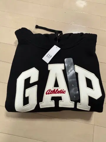 GAP 로고 후드티 오버 사이즈 블랙 완판템