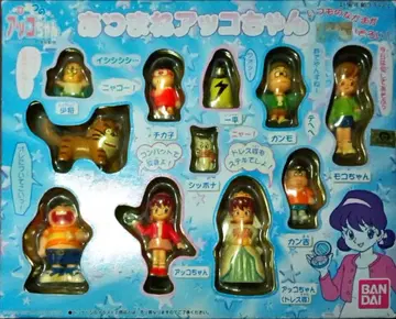 반다이 비밀의 아코짱 [ 모여라 아코짱 ] 미니 피규어 박스 있음