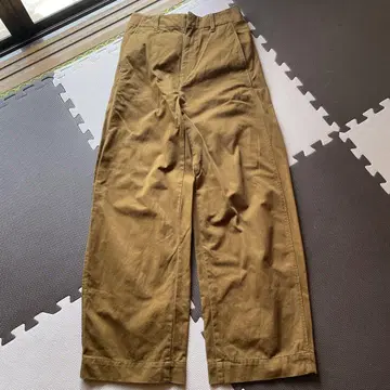 유니클로 유니클로U UNIQLO 와이드 핏 커브 팬츠