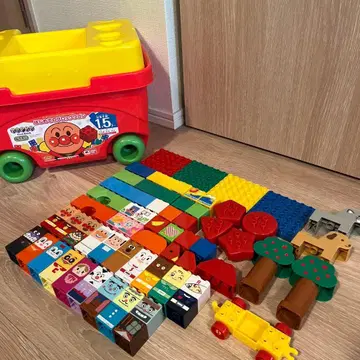 호빵맨 첫 블록 왜건 블록 라보