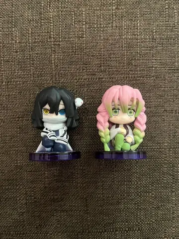 귀멸의 칼날 스와라세타이 이쿠로 오바나이 칸로지 미츠리 오바미츠