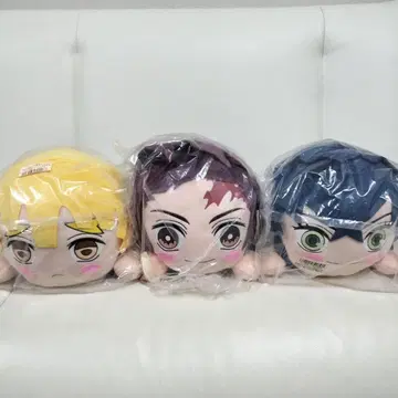 귀멸의 칼날 봉제 인형 3체 세트