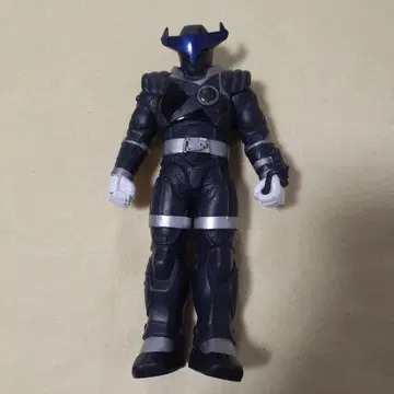 슈퍼전대 히어로 피규어 블랙과 실버