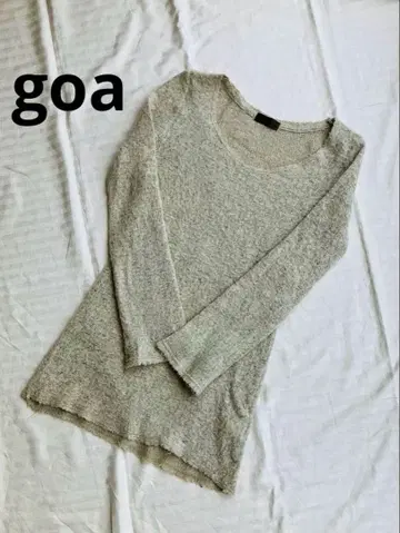 새상품급 goa 울 모헤어 니트 빈티지 구제 의류 Y2K