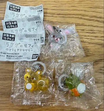 토끼 모피 메지루시 액세서리 모피 켈리 리 3종 세트