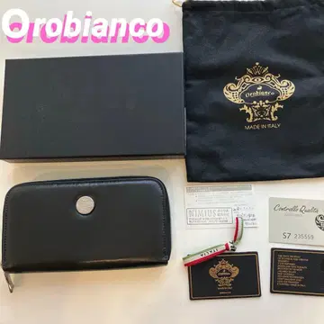 Orobianco 라운드 지퍼 장지갑