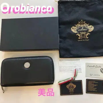 Orobianco 라운드 지퍼 장지갑