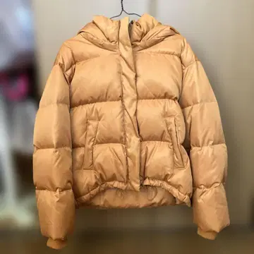 AZUL BY MOUSSY 짙은 베이지(오렌지에 가까운) 다운 자켓 S