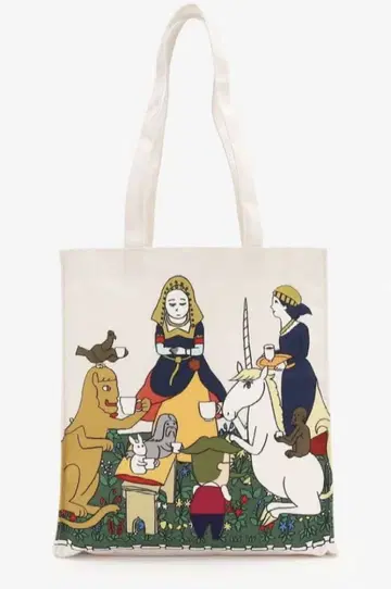 비주얼 탐정 아프터눈 티 콜라보 토트백