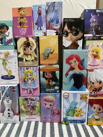 피규어 5개 ~ qposket disney Fluffy Puffy 등