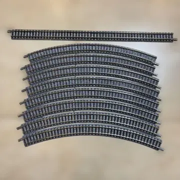 n 게이지 tomix 커브 레일 280-45 8개 직선 레일 1개