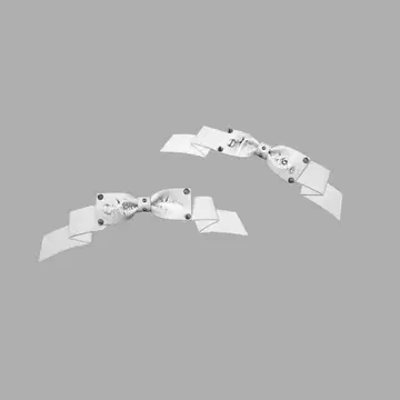 DimMoire 디무모아르 [ 가죽 헤어 리본 ] 화이트