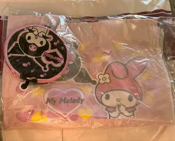 미개봉 새상품 산리오 쿠로미 오네가이 마이멜로디 파우치 포함 백
