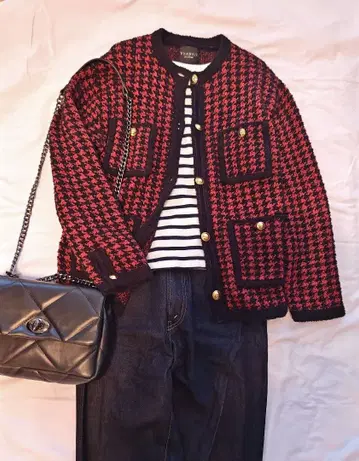 [ 새상품급 ] VERMEIL par iena 트위드풍 가디건