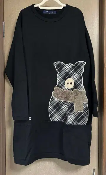 드럭 스토어즈 긴팔 튜닉 블랙