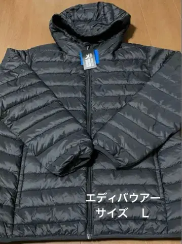 Eddie Bauer 에디바우어 점퍼 후드 L 블랙 미사용