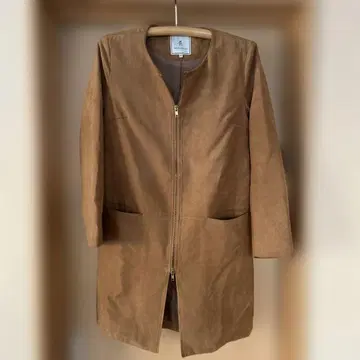 ROPE PICNIC 카멜색 얇은 소재 코트