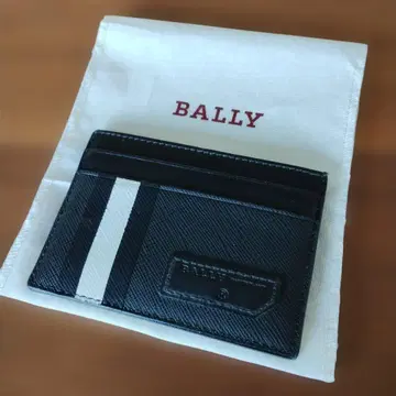 BALLY 카드 케이스 블랙/화이트