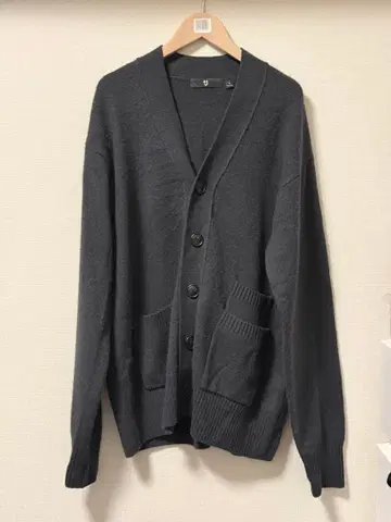 [ 새상품급 ] +J 프리미엄 라무 V넥 가디건 L 사이즈