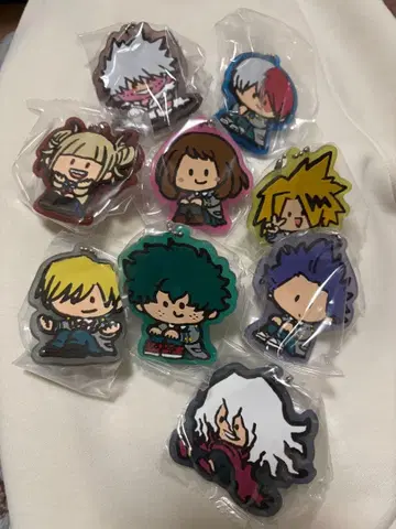 나의 히어로 아카데미아 캡슐 러버 마스코트 묶음 판매 9개