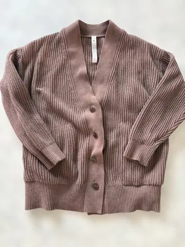 룰루레몬 니트 버튼 프론트 가디건 S