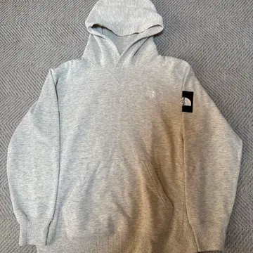 THE NORTH FACE 그레이 후드 부착 후드티