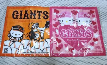 산리오 키티 손수건 자이언츠 야구